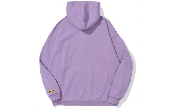 Drew House Mascot Hoodie Lavender Purple 笑臉Logo加絨套頭連帽衛衣冬季男女同款薰衣草紫送禮推薦送男友：圖片 2