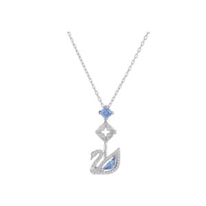 Swarovski/施華洛世奇DAZZLING SWAN 天鵝Y型鏤空鑽項鍊鎖骨鏈