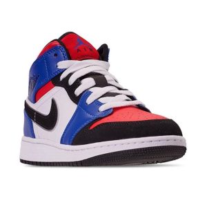 Air Jordan 1 Mid Top 3 (GS) 黑白紅