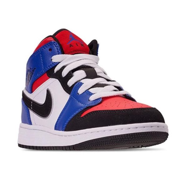 Air Jordan 1 Mid Top 3 (GS) 黑白紅