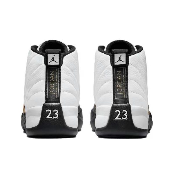Air Jordan 12 金扣黑色/白色：圖片 3
