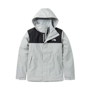 The North Face 2021SS 防風防潑水戶外運動舒適保暖衝鋒衣外套4UAU 灰