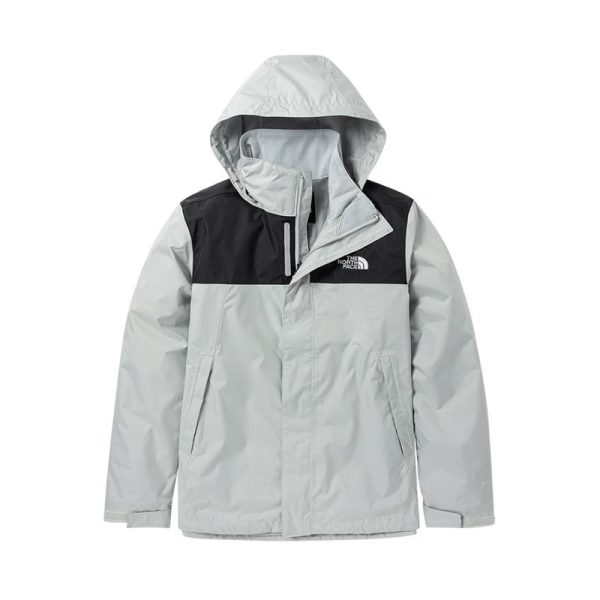 The North Face 2021SS 防風防潑水戶外運動舒適保暖衝鋒衣外套4UAU 灰