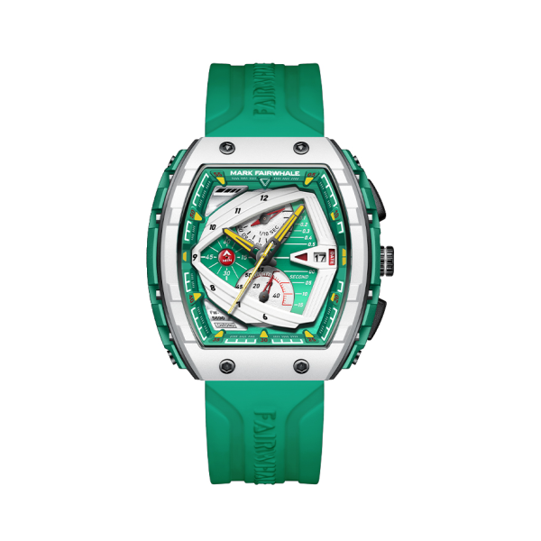 Mark Fairwhale/馬克華菲39mm 鏤空酒桶防水石英男士手錶：圖片 4