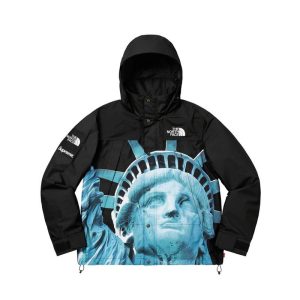 Supreme X TNF 北面聯名FW19 自由女神衝鋒衣FW19黑色