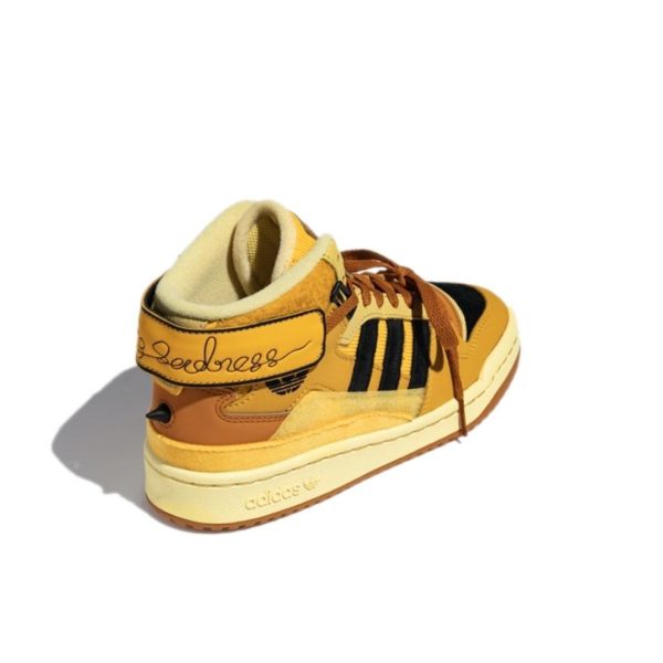 Melting Sadness x adidas originals Forum Exhibit Mid 經典休閒板鞋米黃蜜蜂BABO 男女同款：圖片 3
