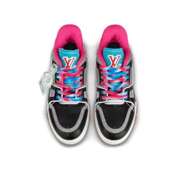 Louis Vuitton Trainer 黑色/粉紅色：圖片 4