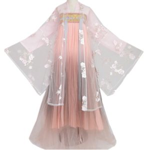 正品漢服女中國風仙氣飄逸學生古裝日常夏季櫻花原創古風齊胸襦裙