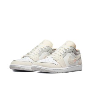Air Jordan 1 低筒/米色/白色/灰色