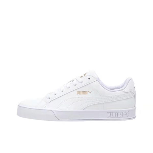 Puma Smash Vulc Leather White 白色皮質：圖片 2
