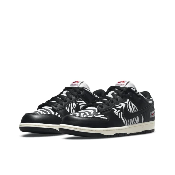 Nike Dunk zebra SB/低筒/quartersnacks聯名/斑馬紋/黑白