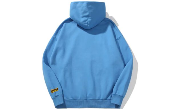 Drew House SS21 Deconstructed Mascot Hoodie - Mascot 笑臉連帽加絨衛衣冬季男女同款藍色送禮推薦送男友：圖片 2