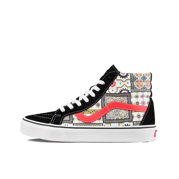 Vans SK8-Hi 黑色/摩洛哥印花：圖片 2