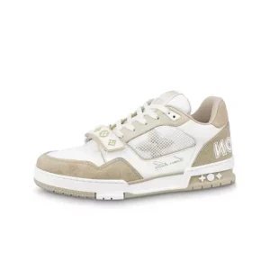 Louis Vuitton 路易威登Trainer 魔鬼氈時尚低筒板鞋卡其色