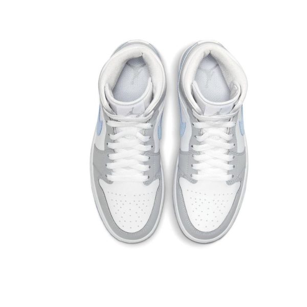 Air Jordan 1 Elephant Print 低筒/白灰/爆裂紋/柏林限定：圖片 3