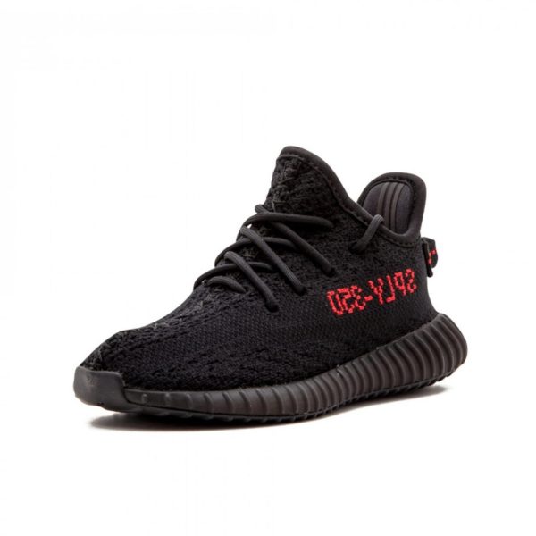 Adidas Originals Yeezy Boost 350 V2 黑紅字：圖片 5