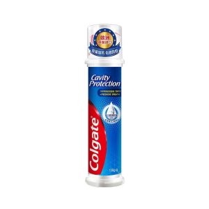 高露潔按壓直立式含氟防蛀牙膏卓效防蛀130ml