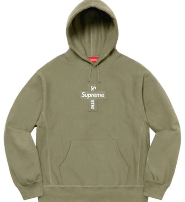 Supreme FW20 Week15 Cross Box 十字架連帽衛衣綠色