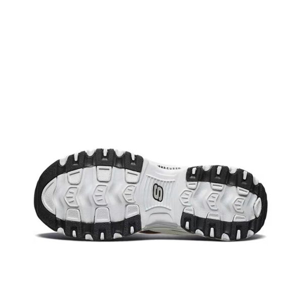 Skechers D'Lites White/Light Grey 白/淺灰色：圖片 4