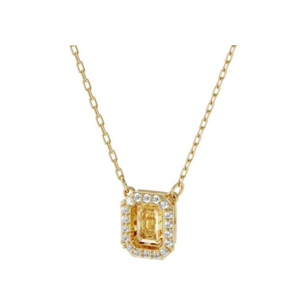 【唐嫣同款】Swarovski/施華洛世奇Millenia系列方形飾鑽項鍊5599177：圖片 6