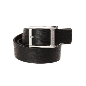 【送禮推薦】Calvin Klein/卡文克萊可翻轉雙面扣孔腰帶HC0594H3700 黑色