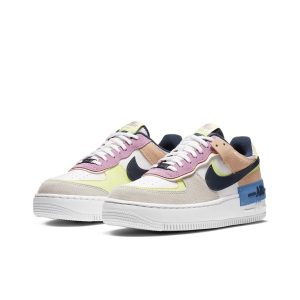 Nike Air Force 1 Shadow 低筒/Shadow/馬卡龍/黑黃粉