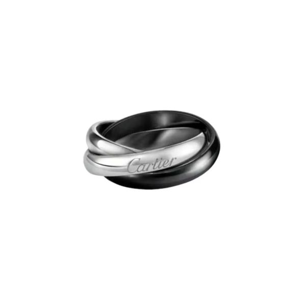 Cartier/卡地亞Trinity系列窄版戒指B4086100：圖片 2