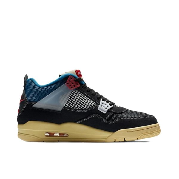 Air Jordan 4 Off Noir Union聯名/黑色/藍色：圖片 2