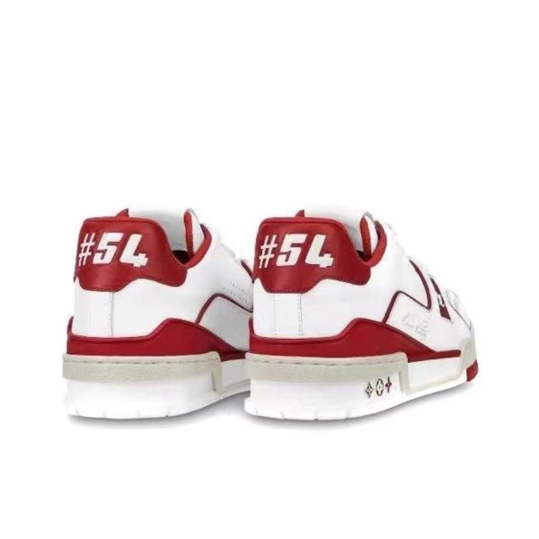Louis Vuitton Trainer 正白/紅色：圖片 3