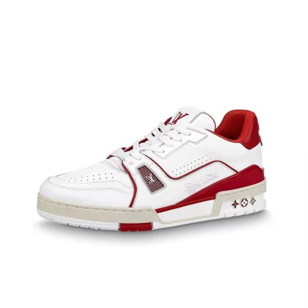 Louis Vuitton Trainer 正白/紅色