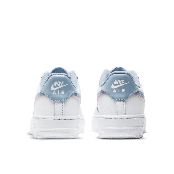 Nike Air Force 1 Low Double Swoosh 白藍粉紅雙鉤：圖片 3