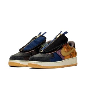 Nike Air Force 1 Cactus Jack 低筒/Travis Scott聯名/拼接