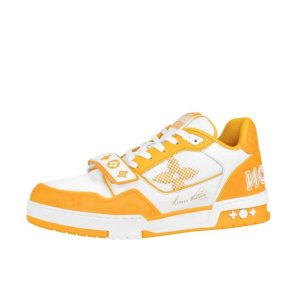 Louis Vuitton Trainer 黃白8