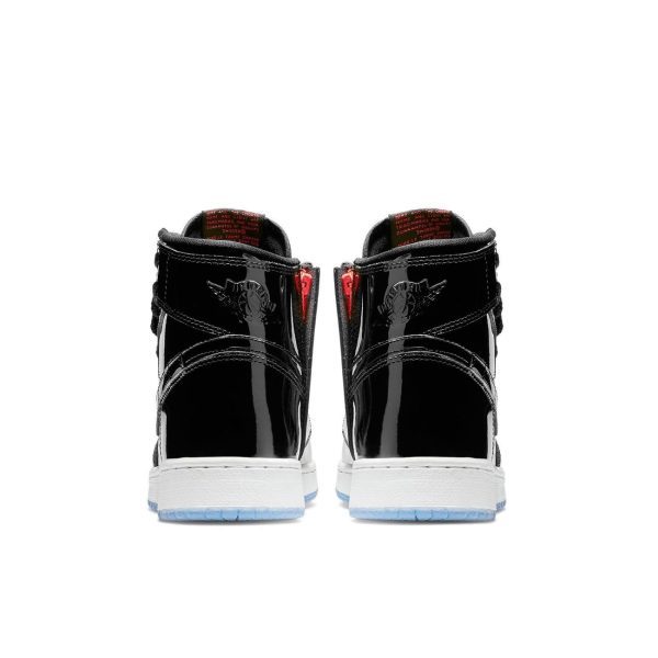 Air Jordan 1 Black/Infrared 23/White 高筒/黑漆皮：圖片 4