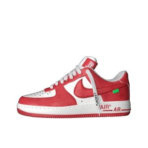 Louis Vuitton x Air Force 1 紅色