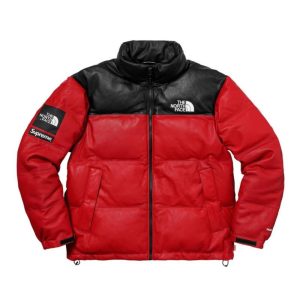 Supreme FW18 X The North Face 北邊聯名羽絨衣紅