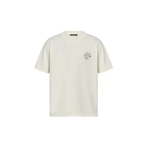 LOUIS VUITTON SS23 胸前Logo印花短袖T卹男款白色