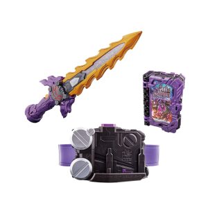 Bandai/万代  DX装备系列 假面骑士圣刃暗黑剑月暗&邪剑王剑驱动器 模型  暗黑剑月暗&邪剑王剑驱动器