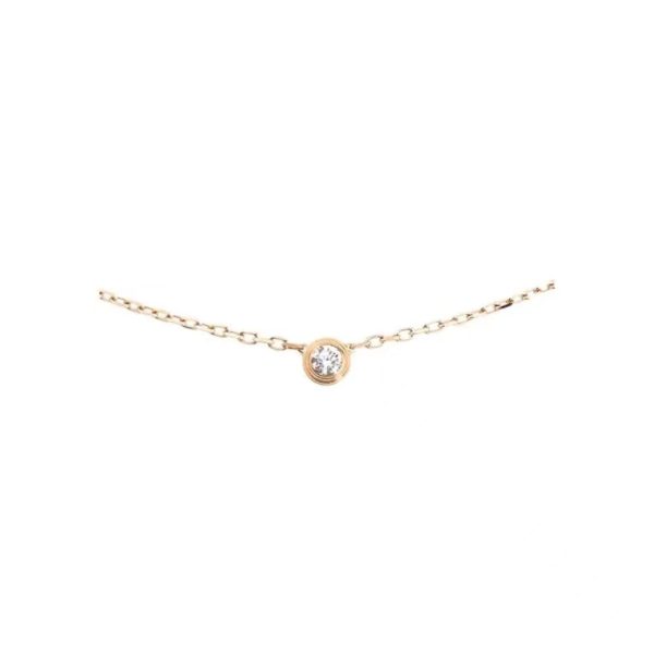 Cartier/卡地亞Diamants Légers系列窄版項鍊B7224516：圖片 3