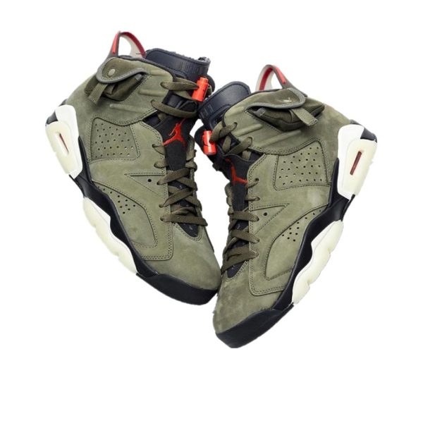 Air Jordan 6 Medium Olive Travis Scott聯名/軍綠：圖片 2