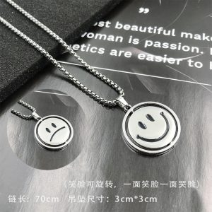 歐美鈦鋼項鍊掛件嘻哈風男潮女吊墜復