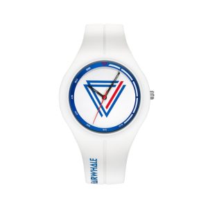 【任嘉倫推薦】Mark Fairwhale/馬克華菲41mm 撞色果凍矽膠運動防水石英男女同款手錶