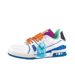 Louis Vuitton Trainer 白色/紫色/藍色