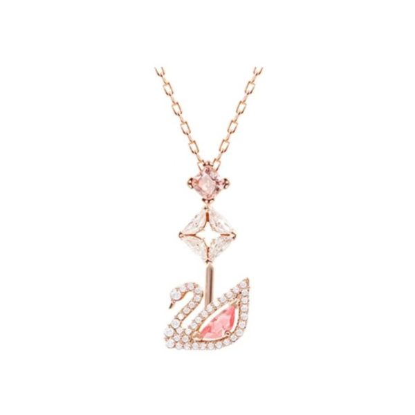 Swarovski/施華洛世奇DAZZLING SWAN 天鵝Y型鏤空鑽項鍊鎖骨鏈：圖片 3