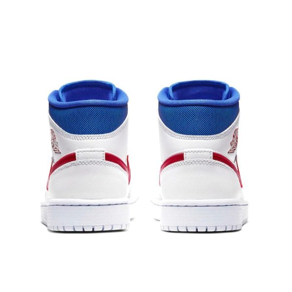Air Jordan 1 University Red 中幫/白藍/愛國者：圖片 5