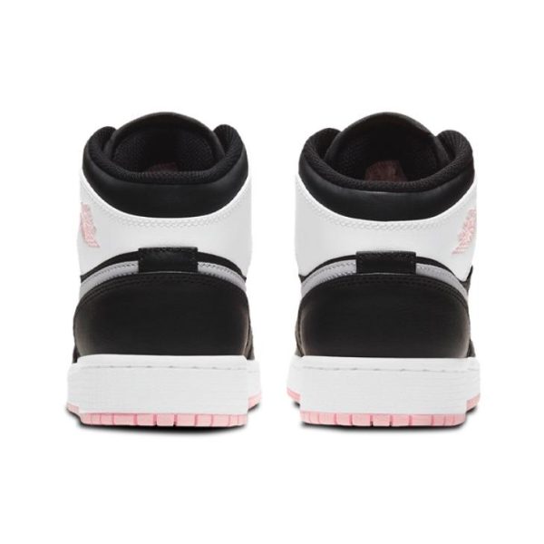 Air Jordan 1 Arctic Pink 中幫/黑色/北極粉紅/白色：圖片 2