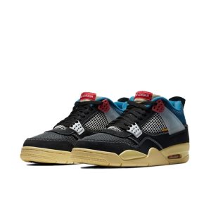 Air Jordan 4 Off Noir Union聯名/黑色/藍色
