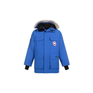 Canada Goose PBI Expedition 經典遠徵款派克連帽多口袋大衣羽絨服歐版冬季男款藍色送男友