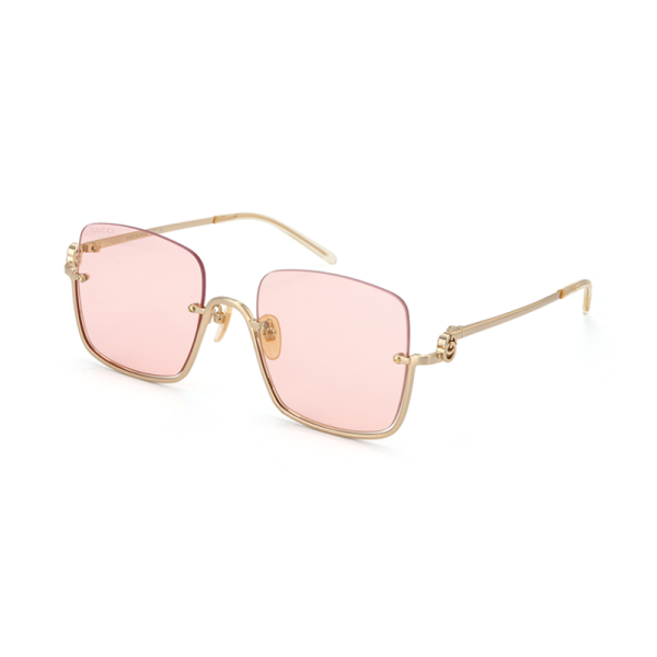 【倪妮同款】Gucci/古馳23SS防紫外線金屬方形太陽眼鏡GG1279S：圖片 4