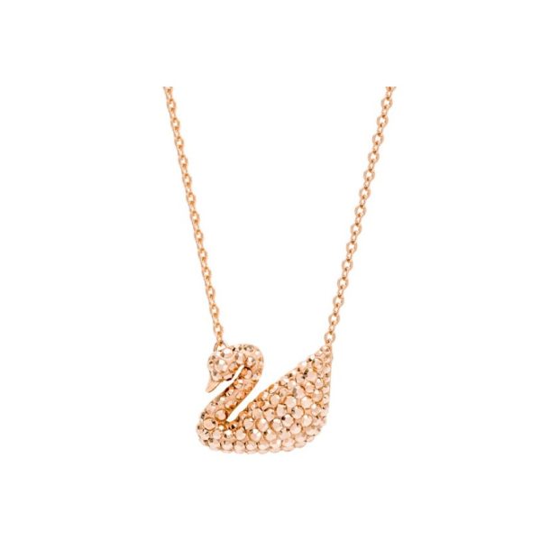 Swarovski/施華洛世奇ICONIC SWAN經典純色黑天鵝鎖骨鏈項鍊5204134：圖片 17